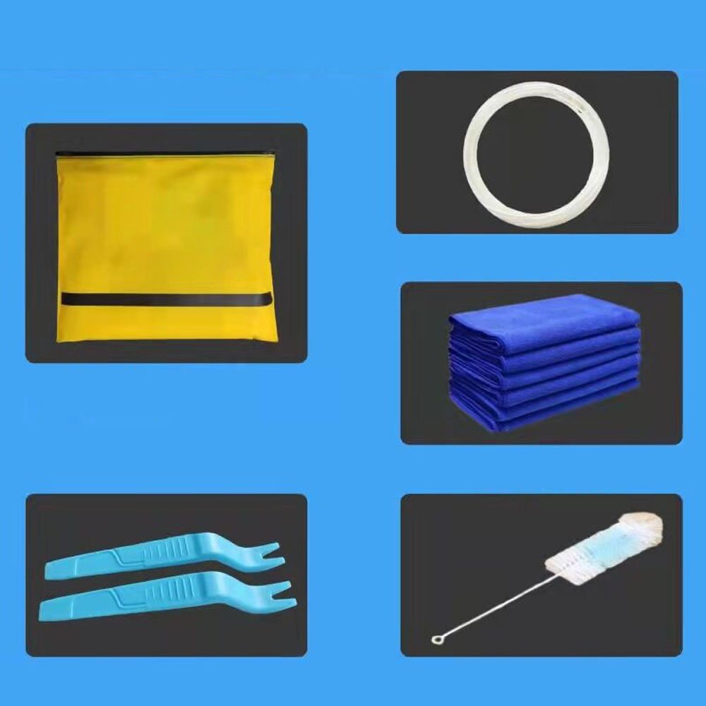 Waterproof Air Conditioner Part Cleaning Cover With Water Pipes Airconditioner Tools Cleaning Oxford Fabric Cover Bag General