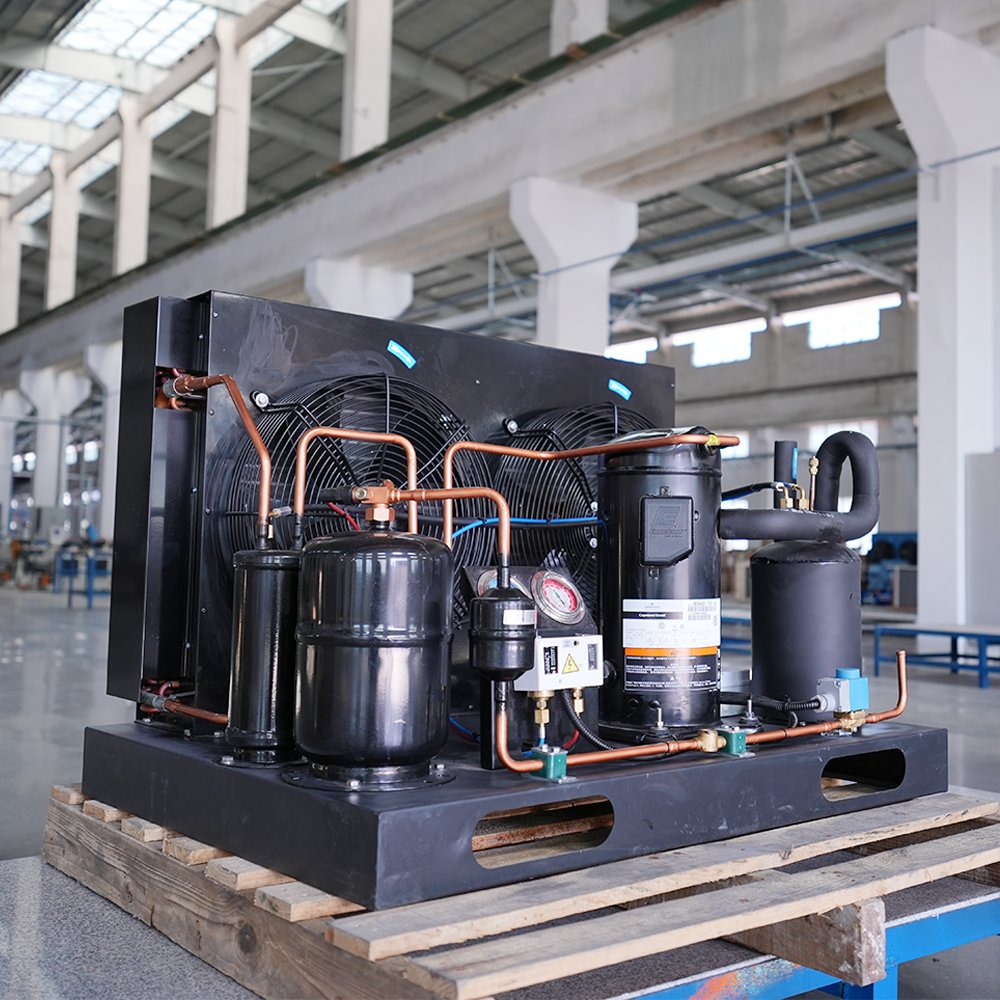 15Hp Automatic Air Cooled Refrigeration Freezer Semi-Hermetic Condensing Unit for Restaurant Cold Storage Room