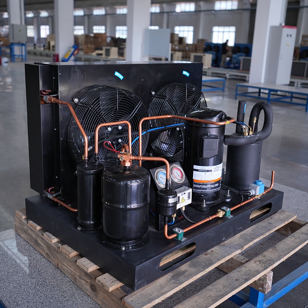 15Hp Automatic Air Cooled Refrigeration Freezer Semi-Hermetic Condensing Unit for Restaurant Cold Storage Room