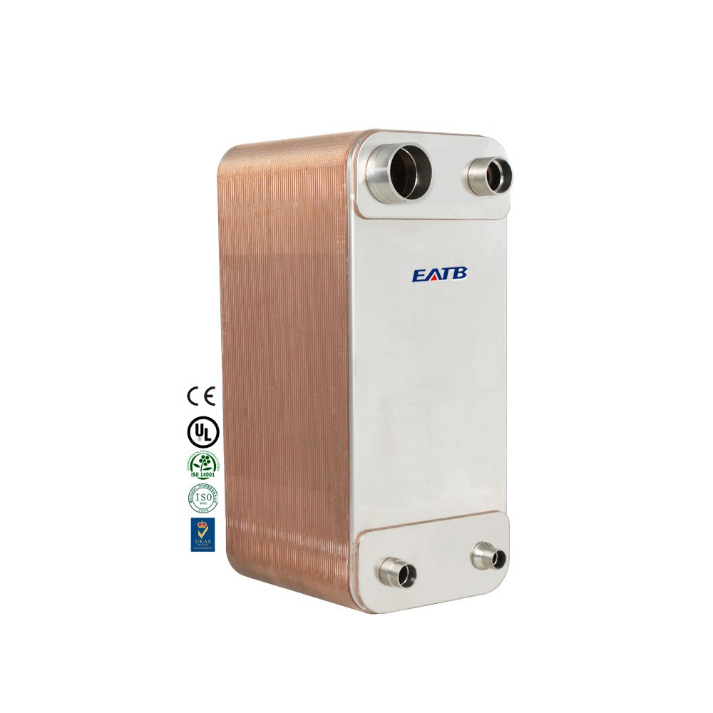EATB Equipment Cooling Spare Part Water to Water Water to Refrigerant Cooler Condenser Chillers Brazed Plate Heat Exchanger