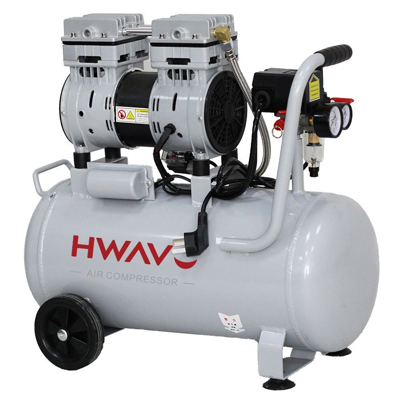 Competitive Price Home Use Portable 24l 1hp Piston Oil Free air Compressor with air Dryer