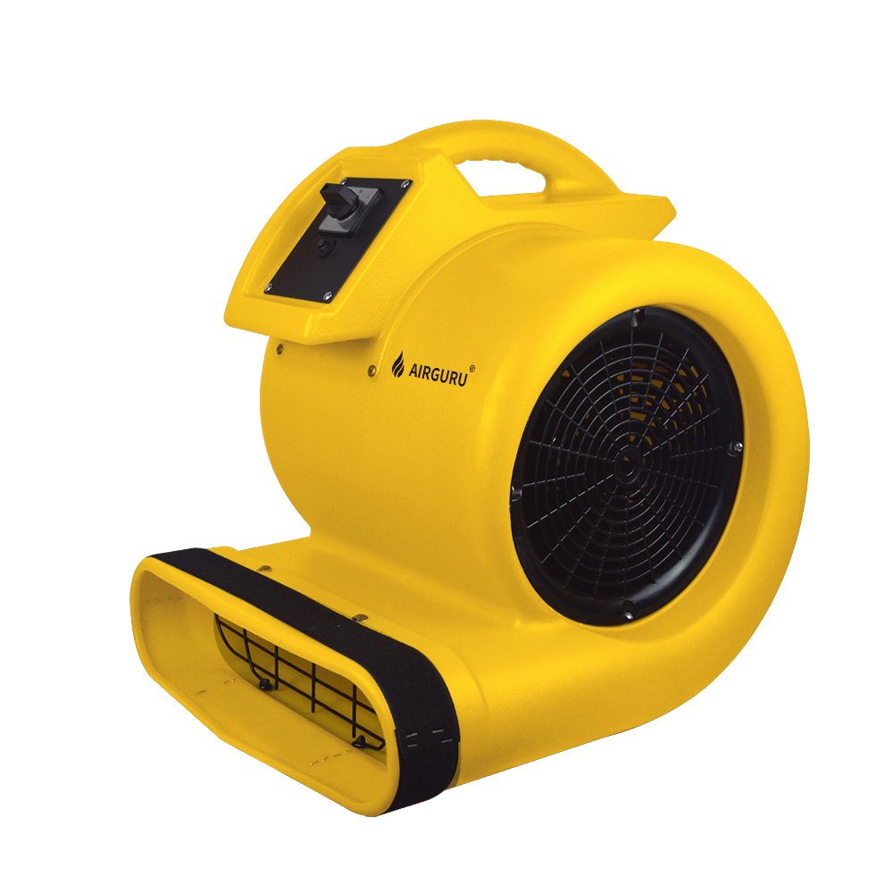 W Customizable GFCI Air Mover Portable Air Blower 3 Position Powerful Carpet Dryer Water Damage Restoration Floor Dryer Cleaner