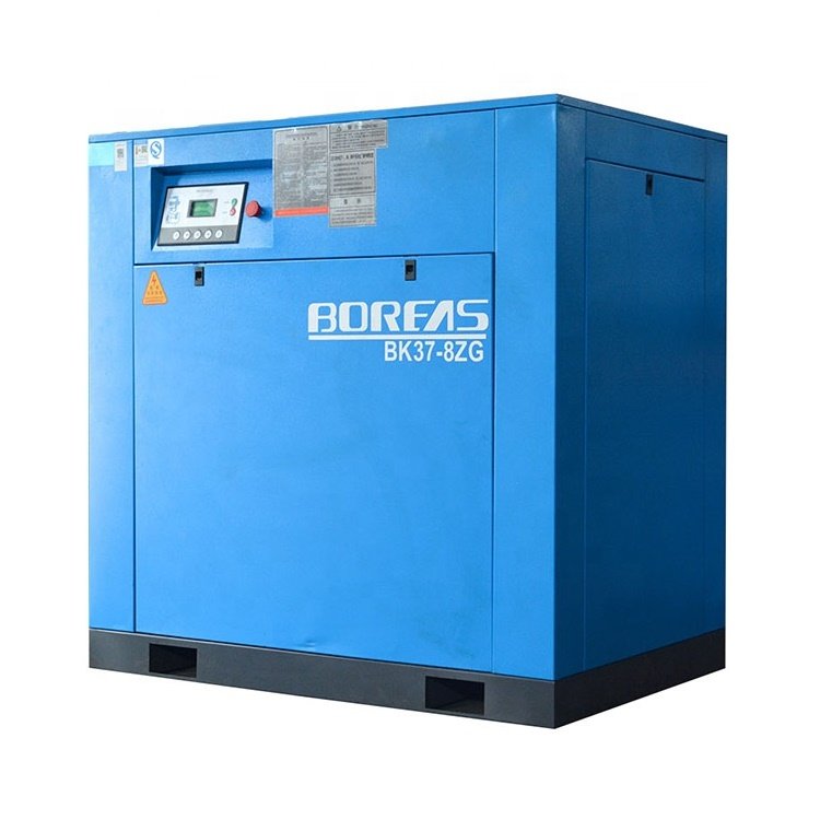 Factory Price BK37kw Saving Electric Industrial Engine Rotary Stationary 50HP Screw Air Compressor Manufacture