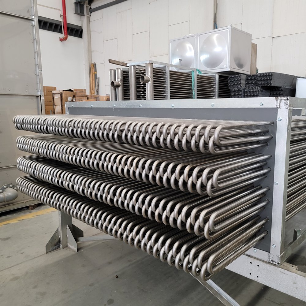 Refrigeration Equipment System Closed Water Cooling Tower Cooling Coils Heat Exchanger