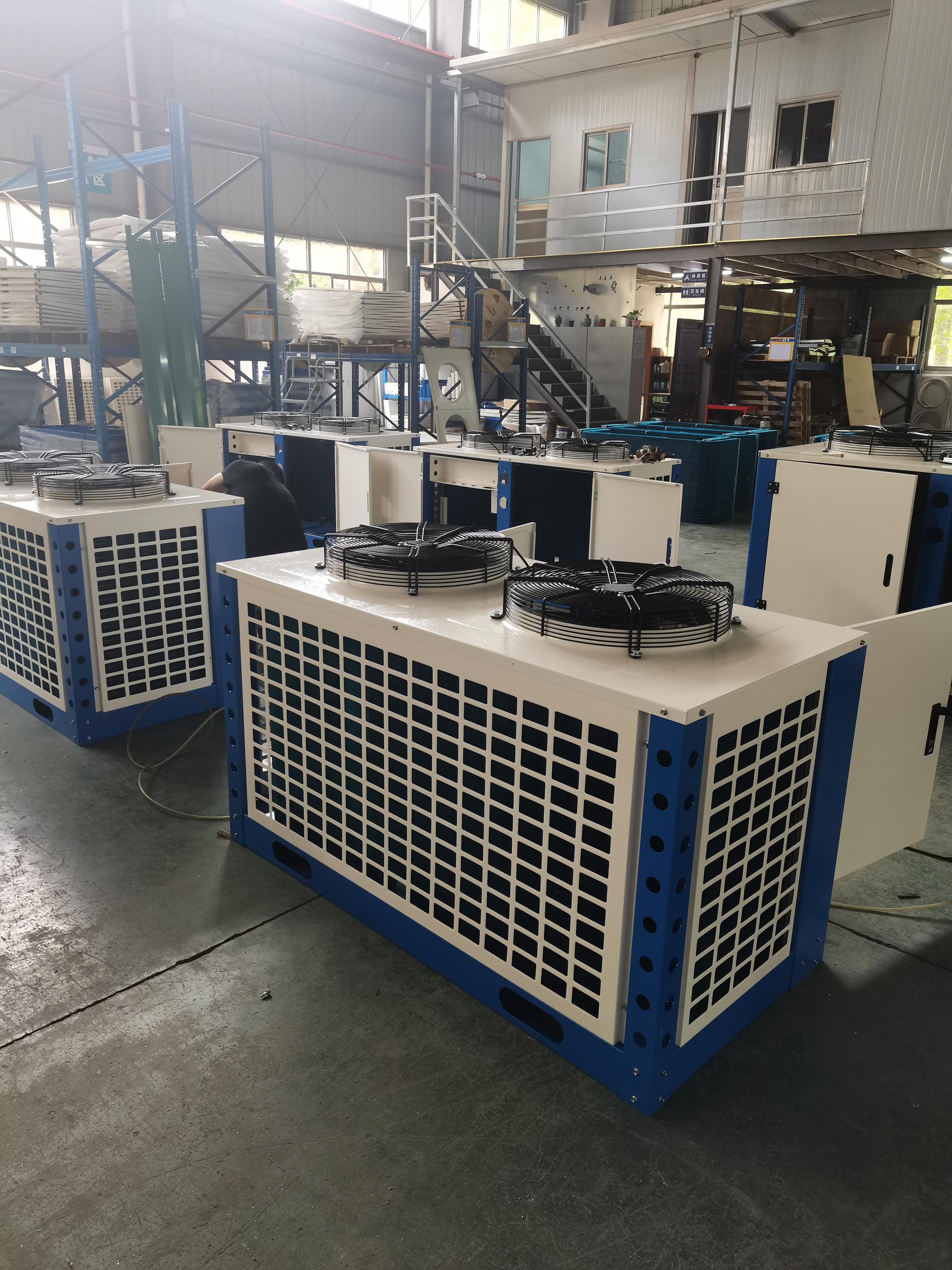 Hot-selling FNU-type Low-noise Air-cooled Unit Box Top Exhaust Fan Compressor Condensation Unit