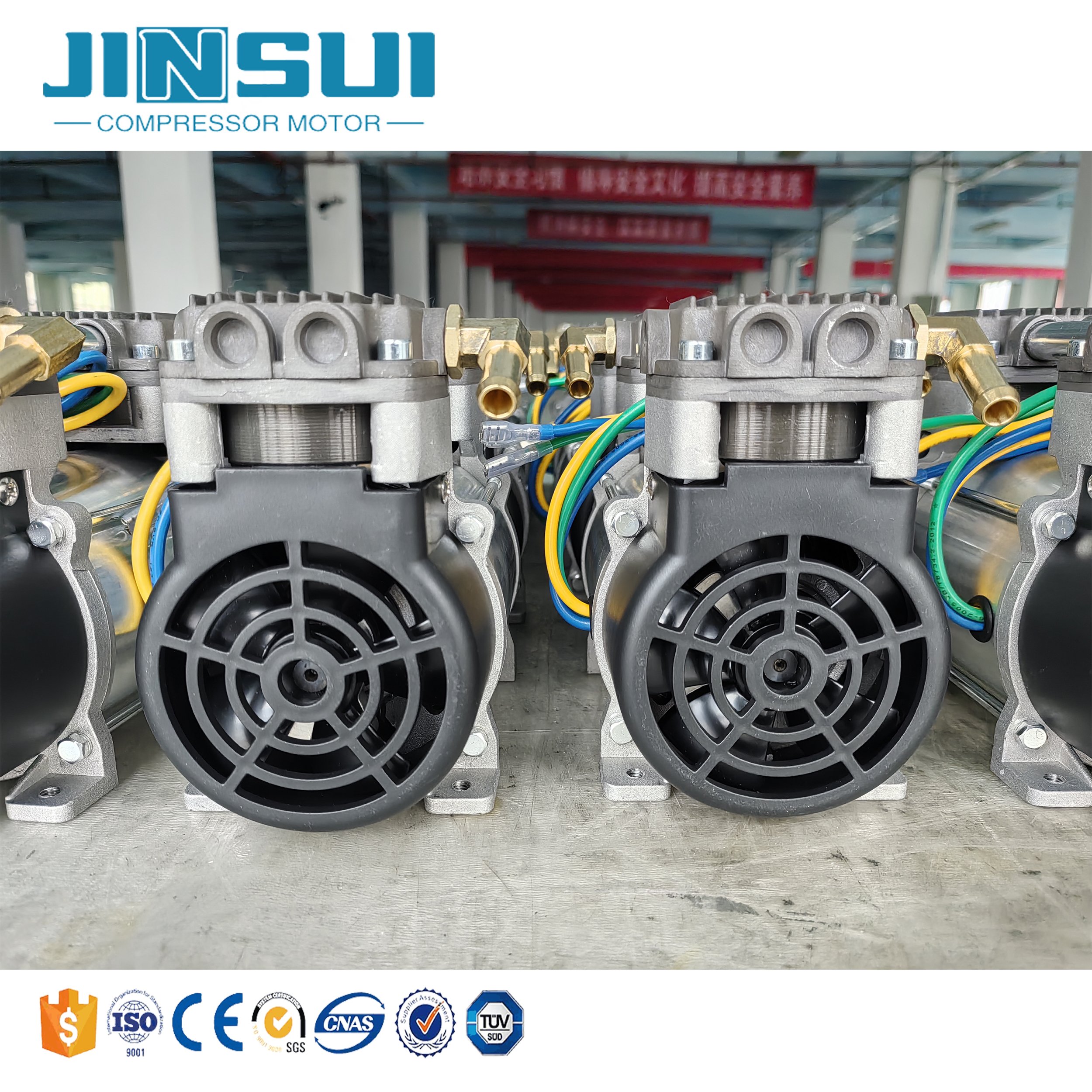 Jinsui Technology Motor 24V Small Size High Capacity Car Use AC Air Compressor