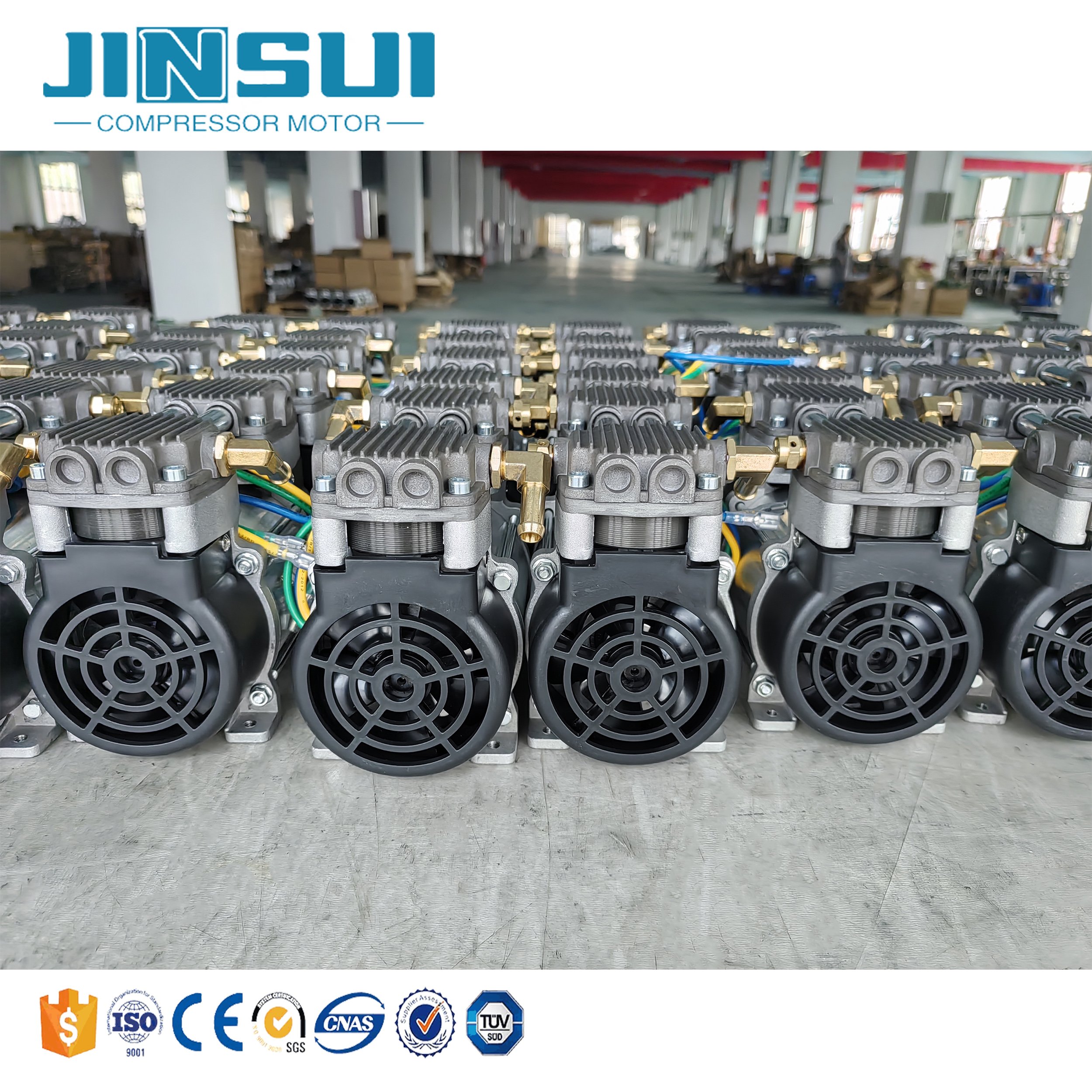 Jinsui Technology Motor 24V Small Size High Capacity Car Use AC Air Compressor