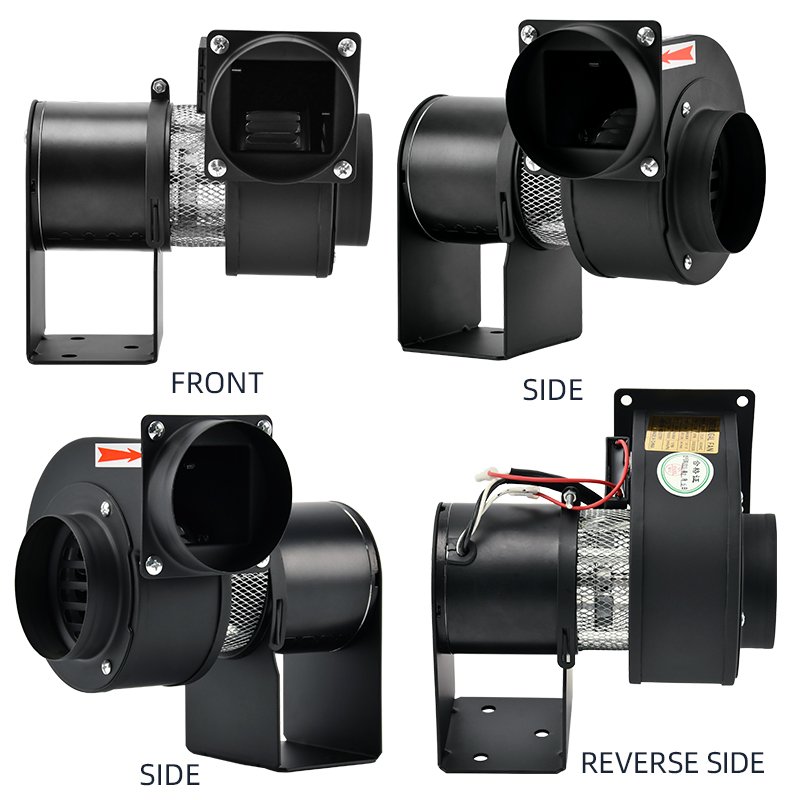 220V 6.7CMM 60W 48Db High Temperature Resistant Powerful Cooling Industrial Small Centrifugal Blower Fan