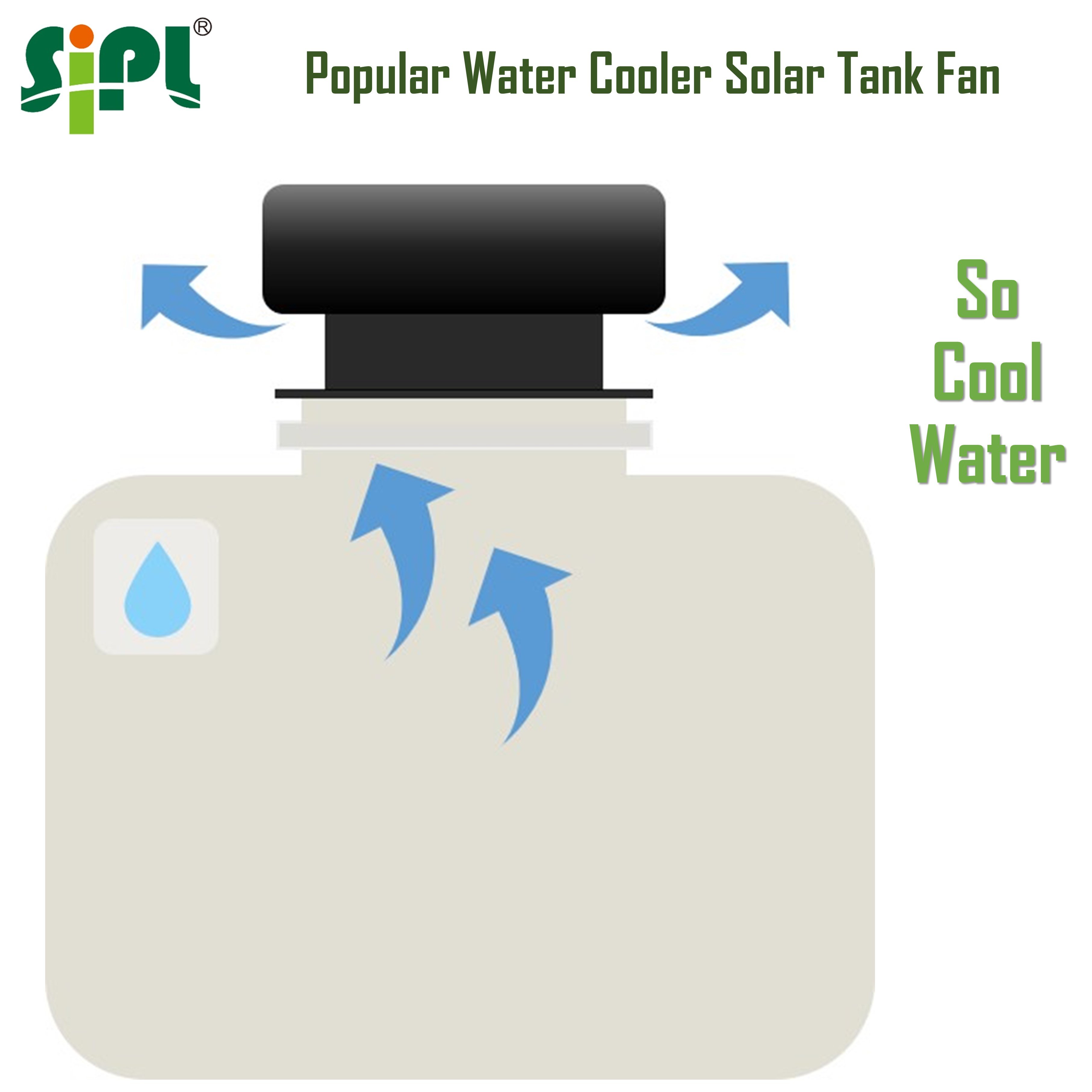 Hot Sale 60W Solar Panel Powered Water Tank Cooler Heat Extractor Attic Gable Ceiling Ventilation Roof Exhaust Fan DC Air Blower