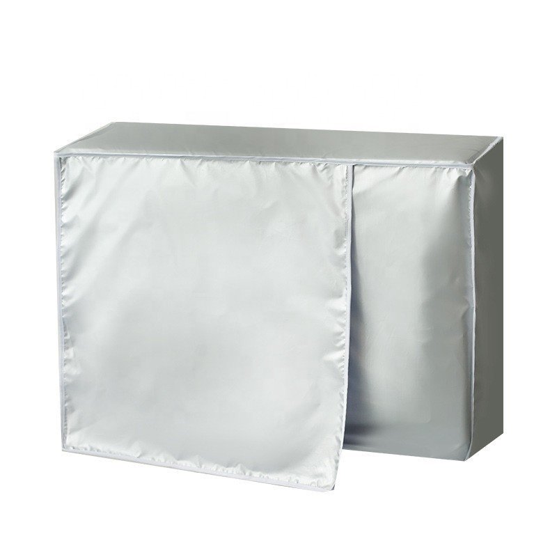 Outdoor Polyester External Air Conditioner Dust Cover Manual Waterresistant and Decorative for Home Use