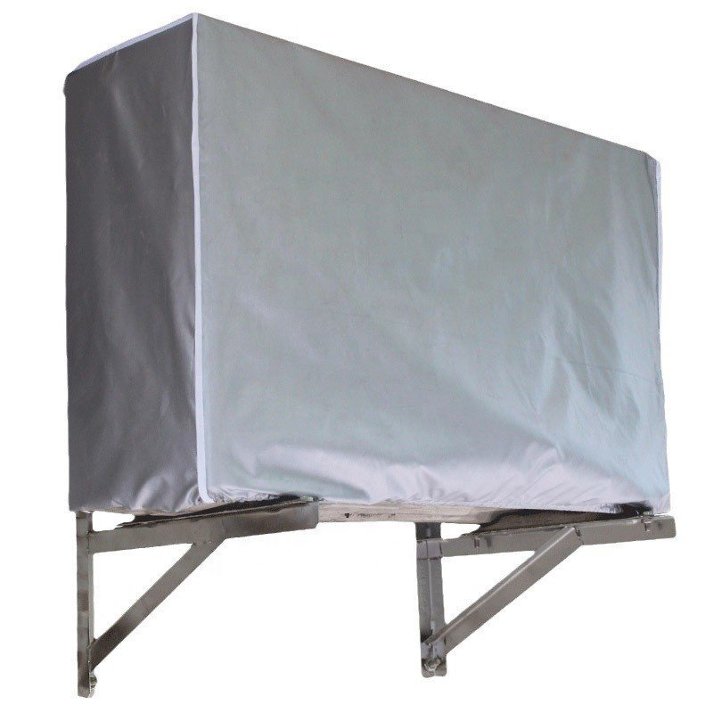 Outdoor Polyester External Air Conditioner Dust Cover Manual Waterresistant and Decorative for Home Use
