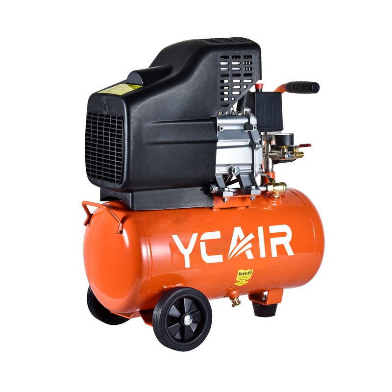 YC-50L Portable 1.5kw Tank 8bar Piston Direct Driven Air Compressor Fully Enclosed Fan Cover