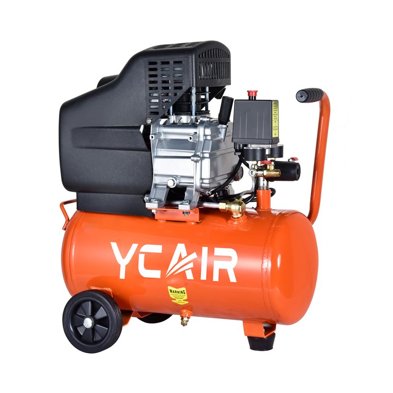 YC-50L Portable 1.5kw Tank 8bar Piston Direct Driven Air Compressor Fully Enclosed Fan Cover