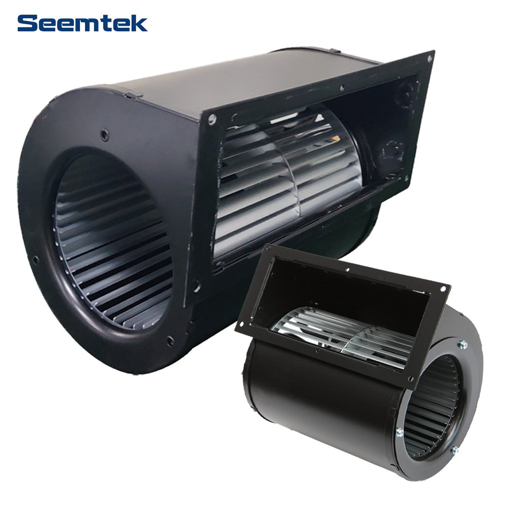 Seemtek 133mm Double Inlet Low Noise Forward Curved Centrifugal Blower Fan