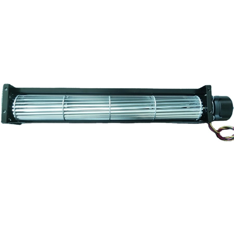 420mm 12V/24V DC Motor Cross Flow Fan 50mm Tangential Fan Blower for Oven Floor Heating Ventilation