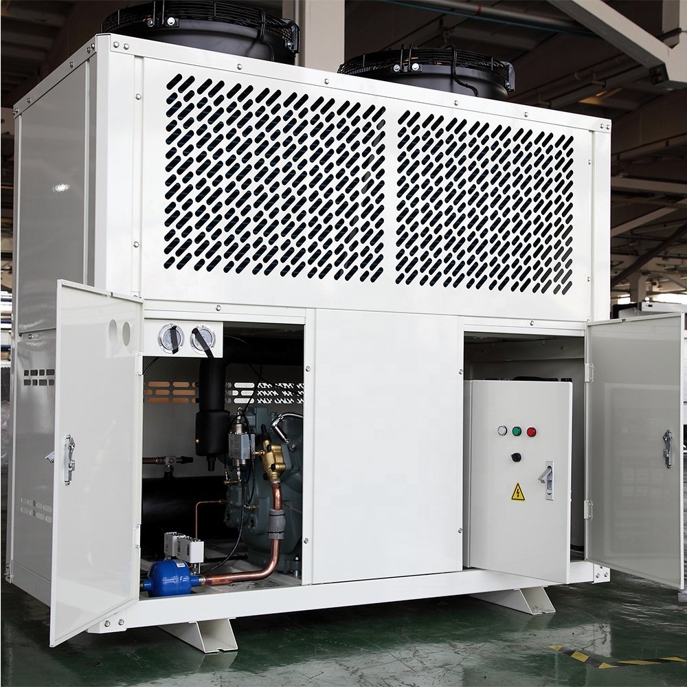 Roof Top Condensing Unit MT< Refrigeration Equipment with Control Box and Liquid Receiver