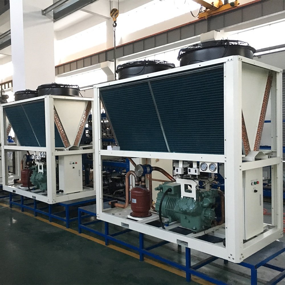 Roof Top Condensing Unit MT< Refrigeration Equipment with Control Box and Liquid Receiver