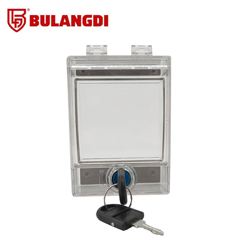 Transparent PC Protective Cover for air Conditioning Switch Control Panel for Panels of 86 and 120 Models Q37 Loto Safety Lock