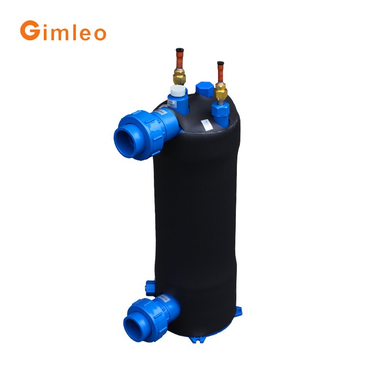 ETA-1 Aquarium Cooling Titanium Aquarium Chillers Evaporator R134a Water Condenser Tube Furnace Hydraulic Cooler Exchange