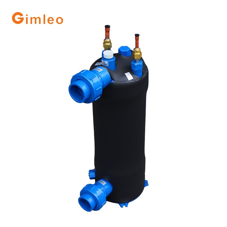 ETA-1 Aquarium Cooling Titanium Aquarium Chillers Evaporator R134a Water Condenser Tube Furnace Hydraulic Cooler Exchange