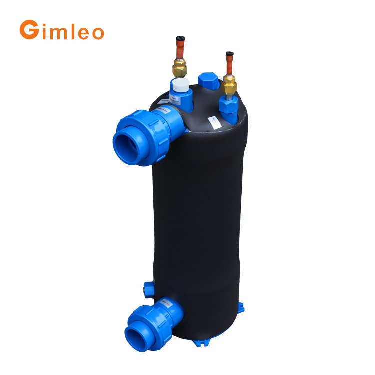 ETA-1 Aquarium Cooling Titanium Aquarium Chillers Evaporator R134a Water Condenser Tube Furnace Hydraulic Cooler Exchange