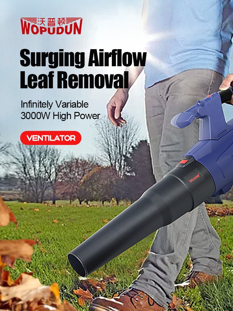 17000rpm Multi-function Blower Portable Blower Mini Jet Turbine Fan Cleaning Yard Leaves Snow Removal