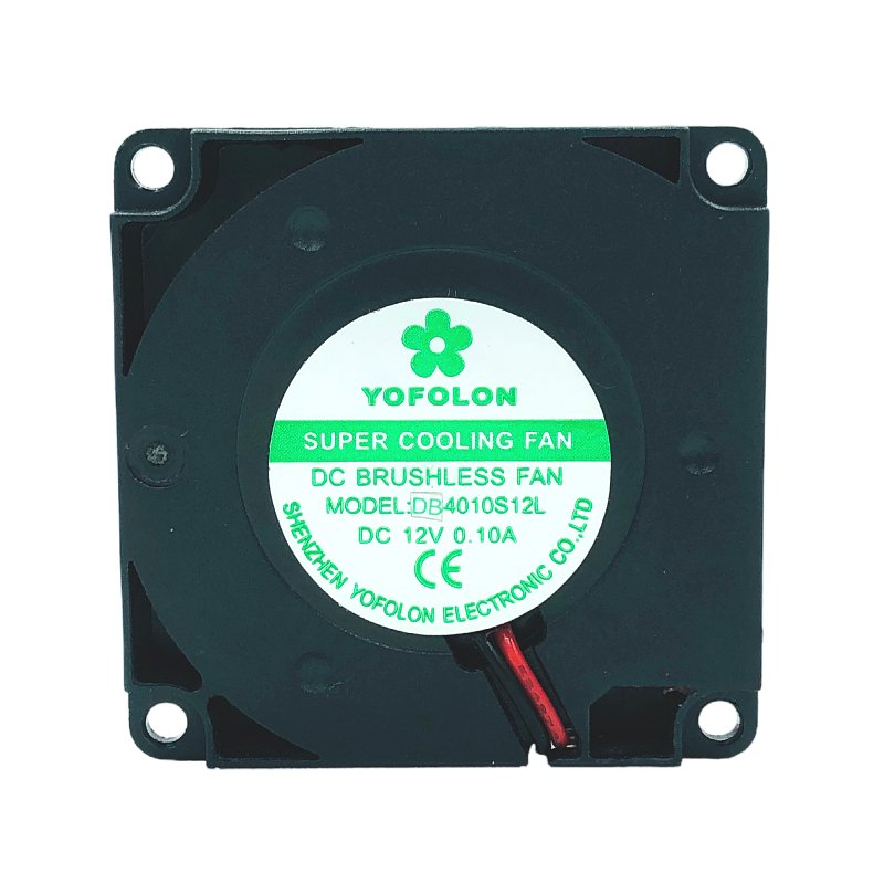Yofolon 40*40*10mm 5V 12V DC Electric Mini Blower Brushless Fan Low Noise 40mm Dc Blower Cooling Fan Sleeve Bearing Axial Blower