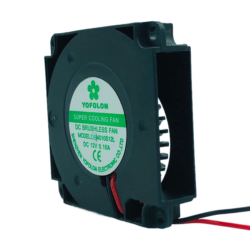 Yofolon 40*40*10mm 5V 12V DC Electric Mini Blower Brushless Fan Low Noise 40mm Dc Blower Cooling Fan Sleeve Bearing Axial Blower
