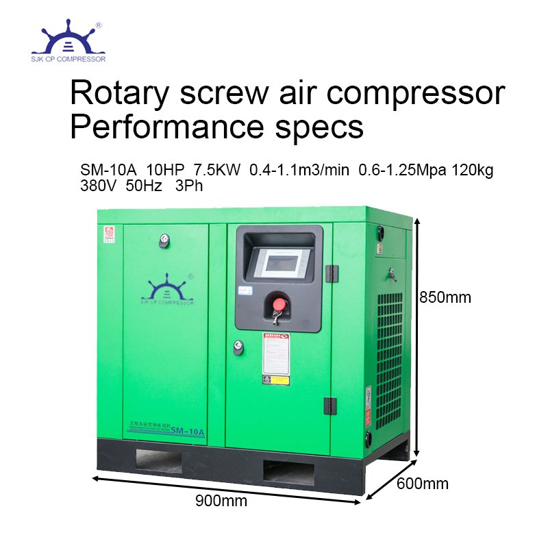 German Technology Industrial Energy Saving 7.5KW 15KW 22KW 37KW Variable Speed Screw Type Air Compressors for General Industrial