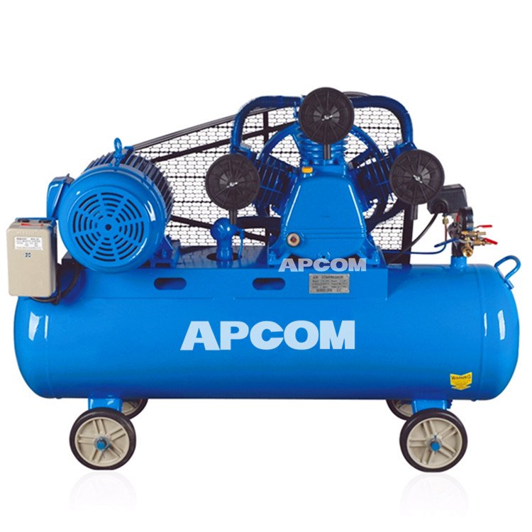 Low Noise APCOM 7.5 10 hp bar Reciprocating air Compressor Pump TA100 TA120 TA125 Fusheng Piston Air-compressor Aircompressor