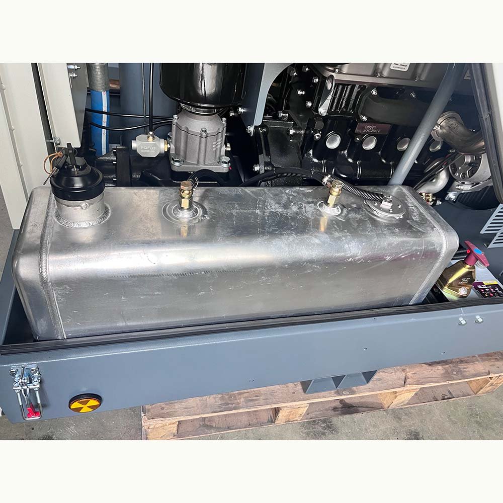 2020 New Portable Diesel Engine Screw Air Compressor with Wheels