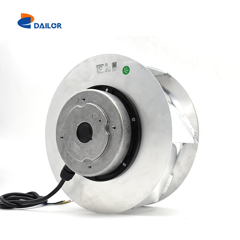 500mm EC Brushless Radial Blower 3 Phase High Pressure Centrifugal Blower Fan