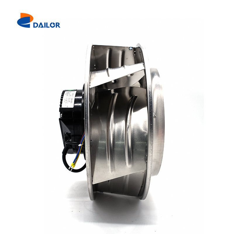 500mm EC Brushless Radial Blower 3 Phase High Pressure Centrifugal Blower Fan