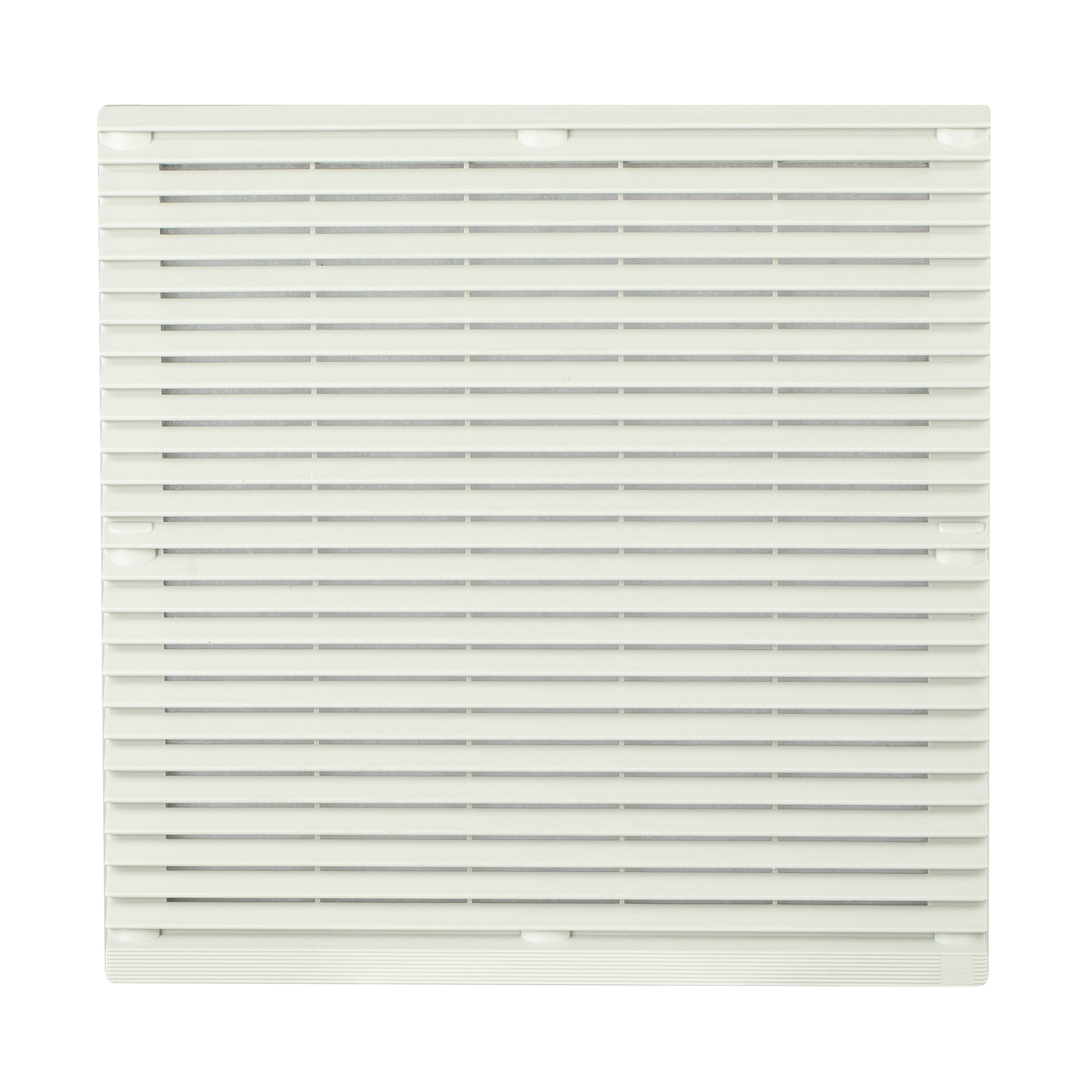 SOTOP 255x255mm Fan Filter Shutter Grid RAL7035 Outdoor Weatherproof Dustproof Electrical Panel Fan Filter