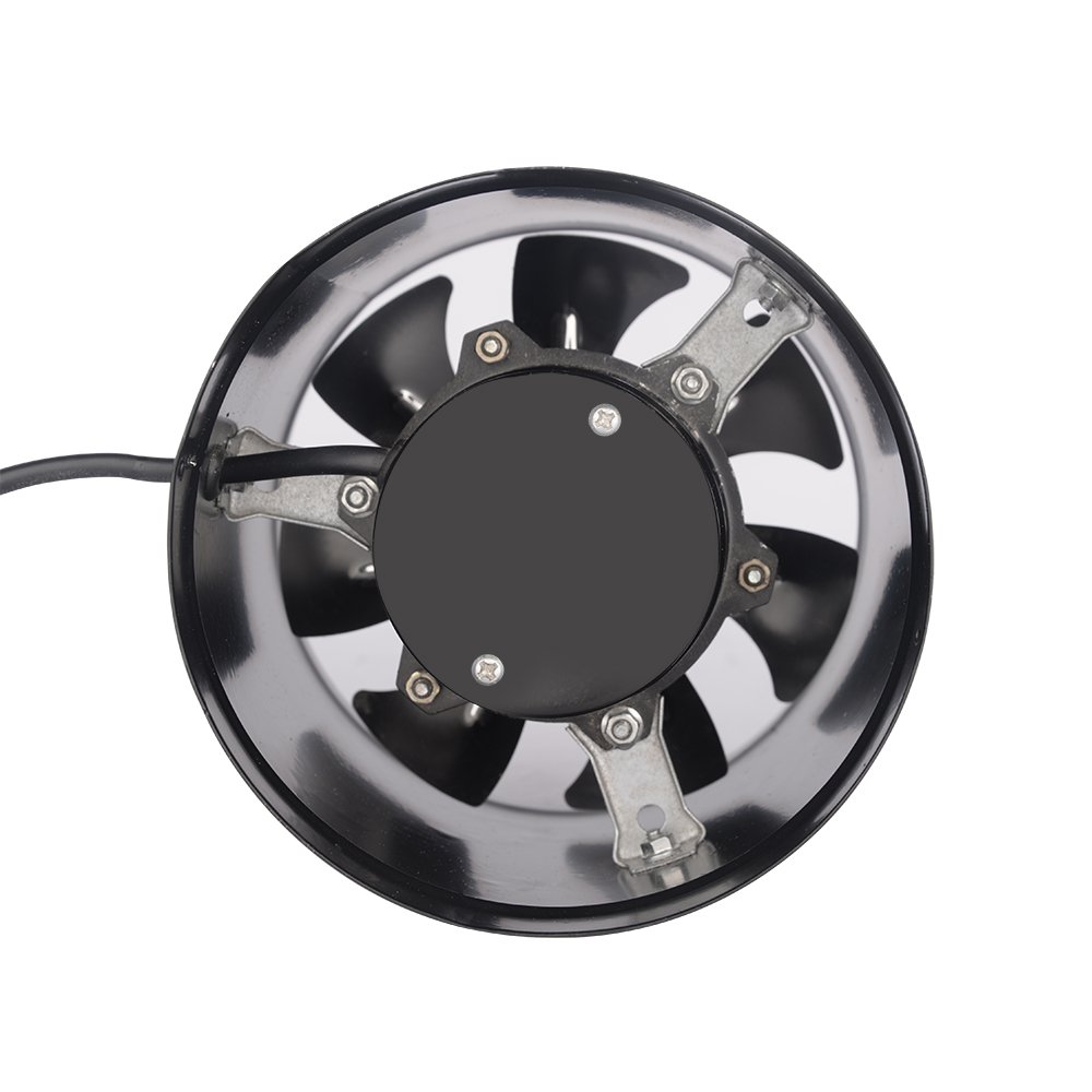 LONGWELL 6'' Inch Duct Airflow Booster Blower Fan Ventilator Booster Exhaust Hydroponic Vent Air