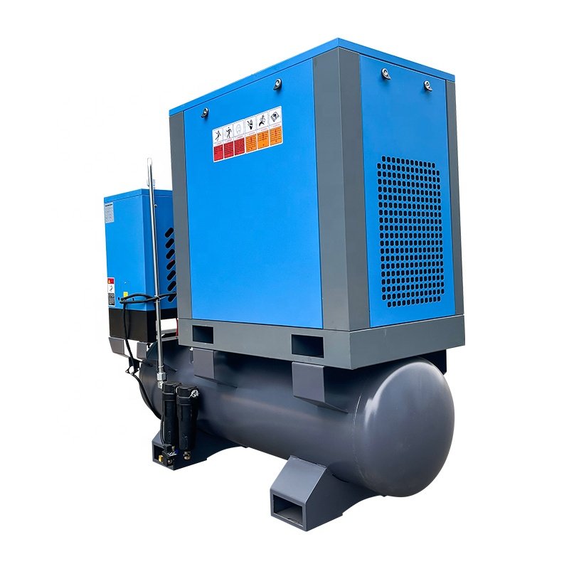 Industrial Air Compressor with Low Noise Rotary Screw Design 7.5KW to 315KW Range Focused on Core Components Engine and Motor