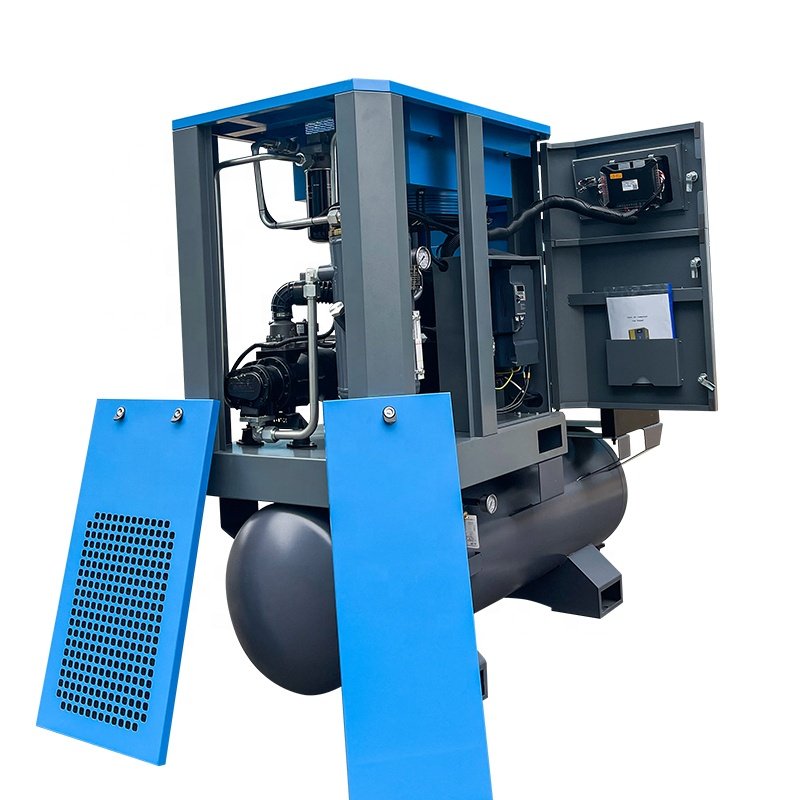 Industrial Air Compressor with Low Noise Rotary Screw Design 7.5KW to 315KW Range Focused on Core Components Engine and Motor