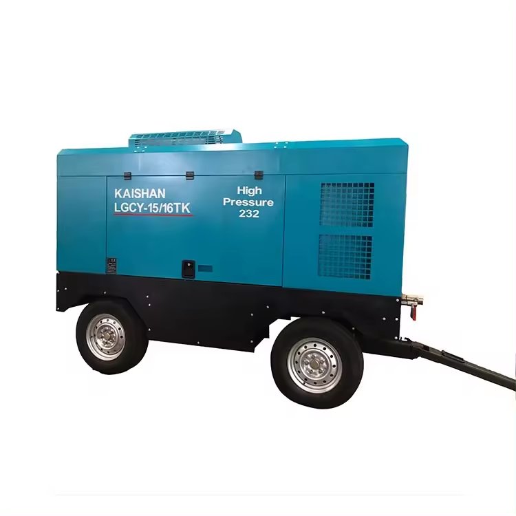 Assured Kaishan Diesel Air Compressor Pumps Pump Ebara Stationary Air Cooling Mining Volcano Compressor 18 M3/min Large 300 Psi