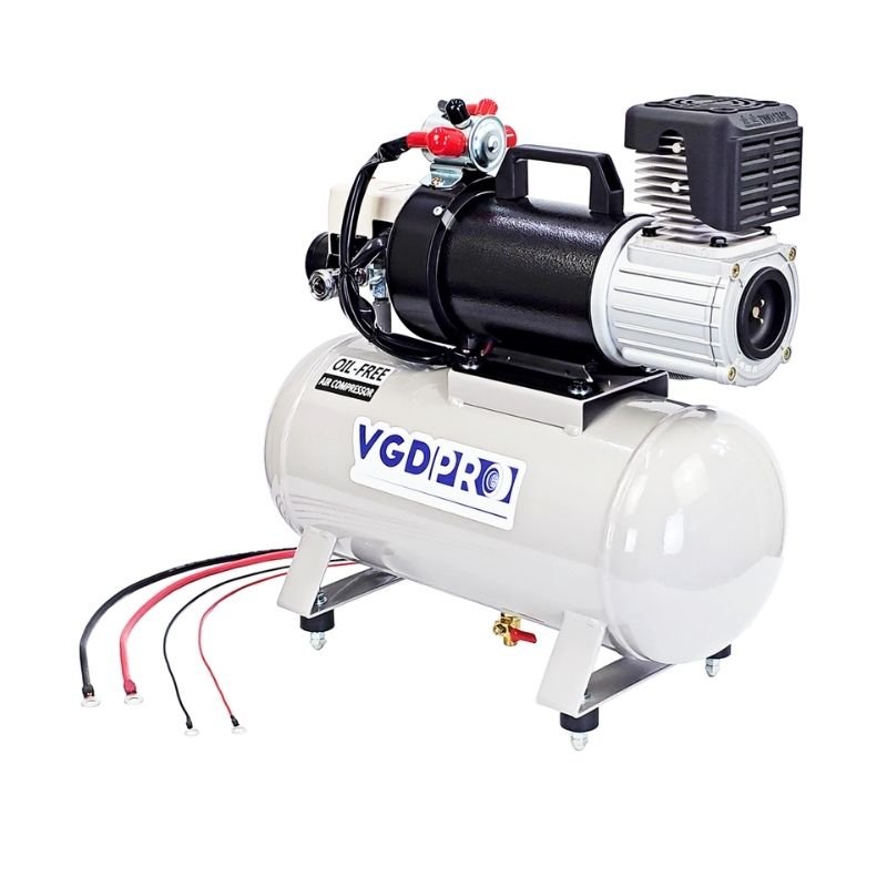 24V Best Seller Compressor Machine DC Oil Free Weatherproof Portable Industrial Air Compressor with 25 Liter Tank