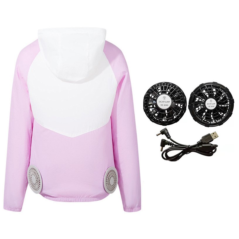 Summer air Conditioned Clothes 12v Battery Work Ac Cooling Jacket for Women
