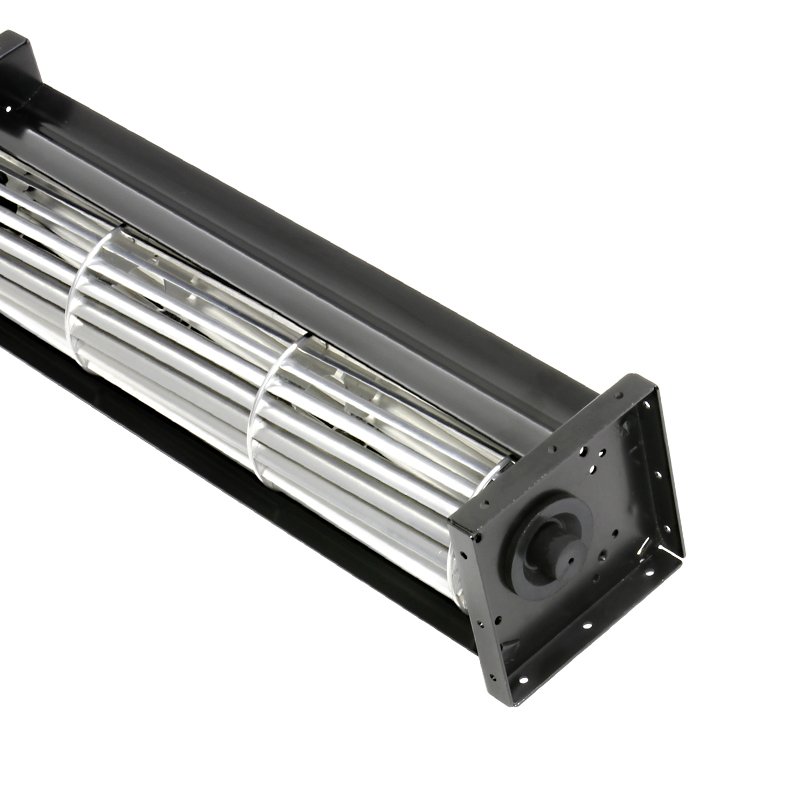 PRSK 12V 24V 50mm DC Silent Cross Flow Fans Small Tangential Fan Air Curtain Impeller Blower Exhaust Fan