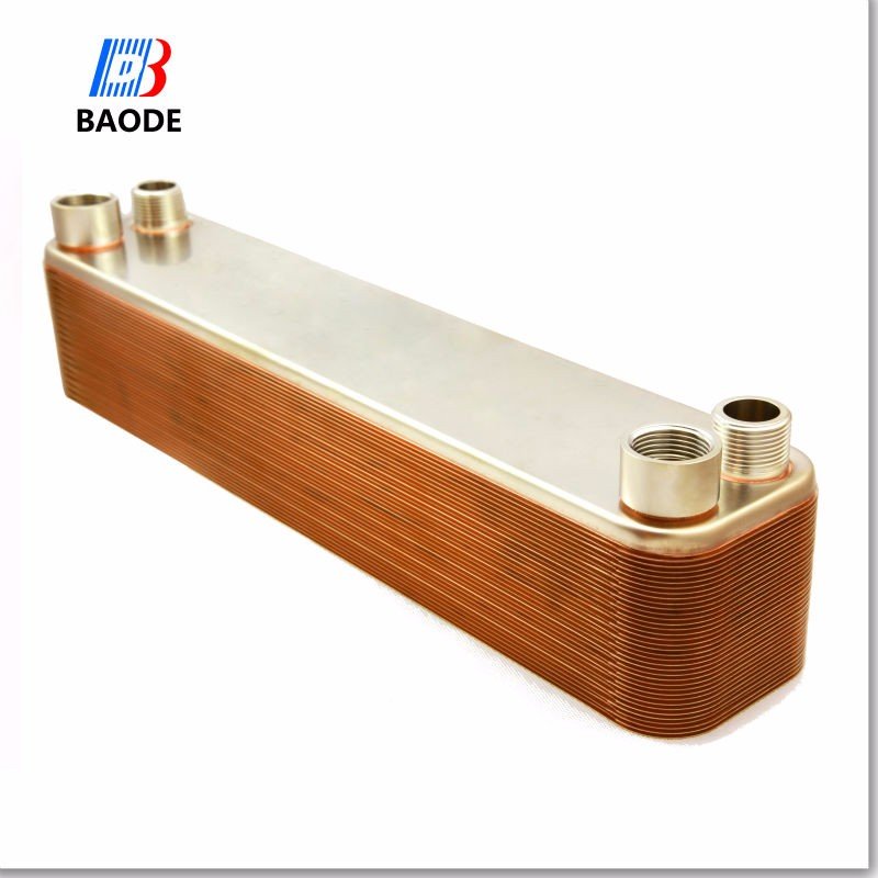 High Heat Transfer Efficiency Copper Brazed Plate Heat Exchanger Hydraulic Oil Cooler/ Air Compressor Oil Cooler Ach30 Ac