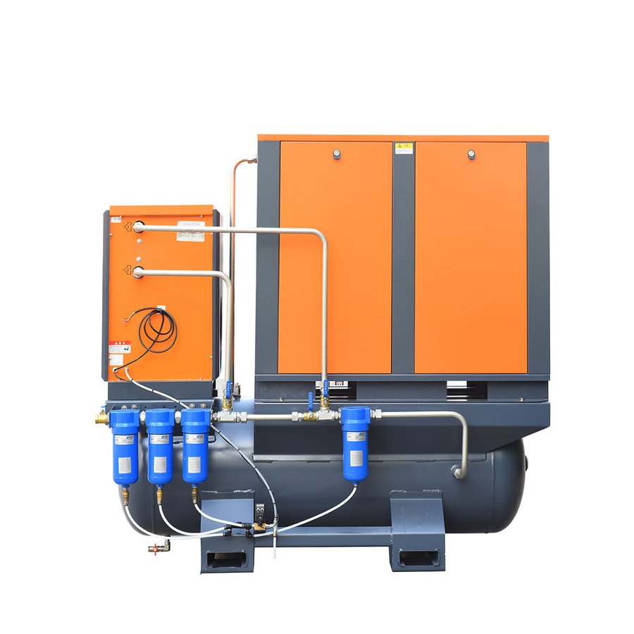 22kw 37kw 16bar 20bar Screw air Compressor with Oil tank 500 L 4 in 1 Permanent Magnet Screw air Compressor