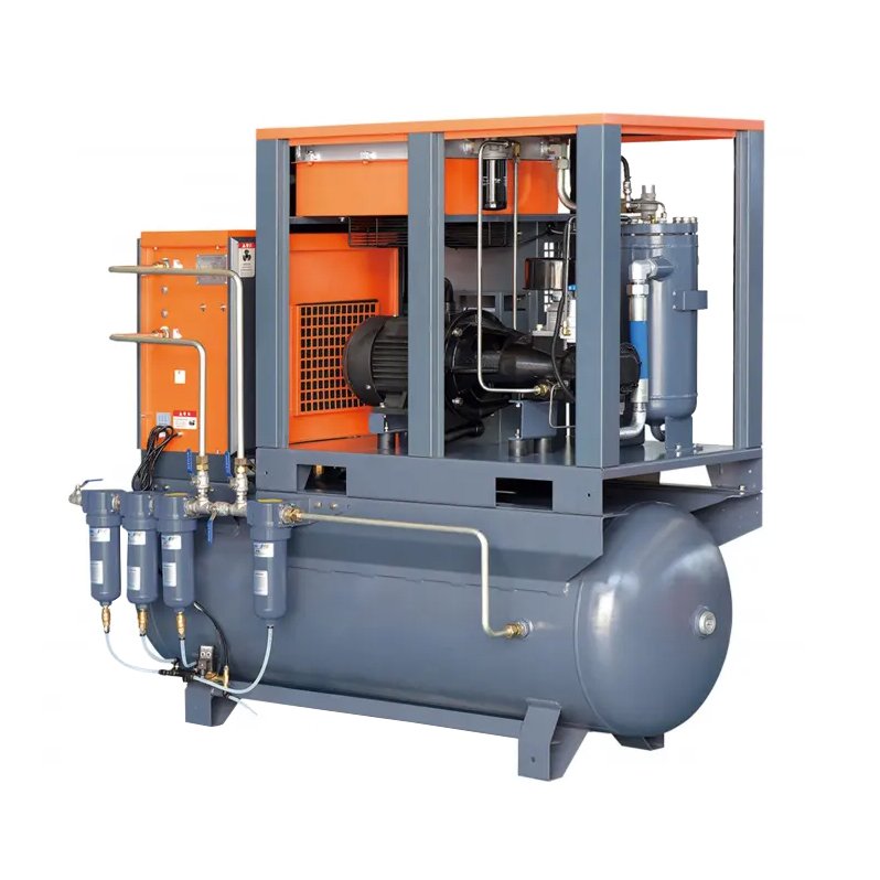 22kw 37kw 16bar 20bar Screw air Compressor with Oil tank 500 L 4 in 1 Permanent Magnet Screw air Compressor