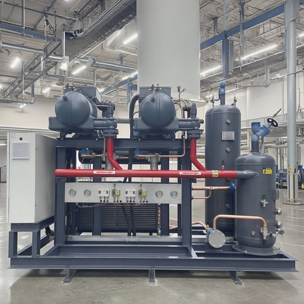 Taiwan Hanbell/SHANGHAI RC2 Series Air Compressor R22 R134a Energy Saving Industrial Compressor RC2-100B Featuring R410a