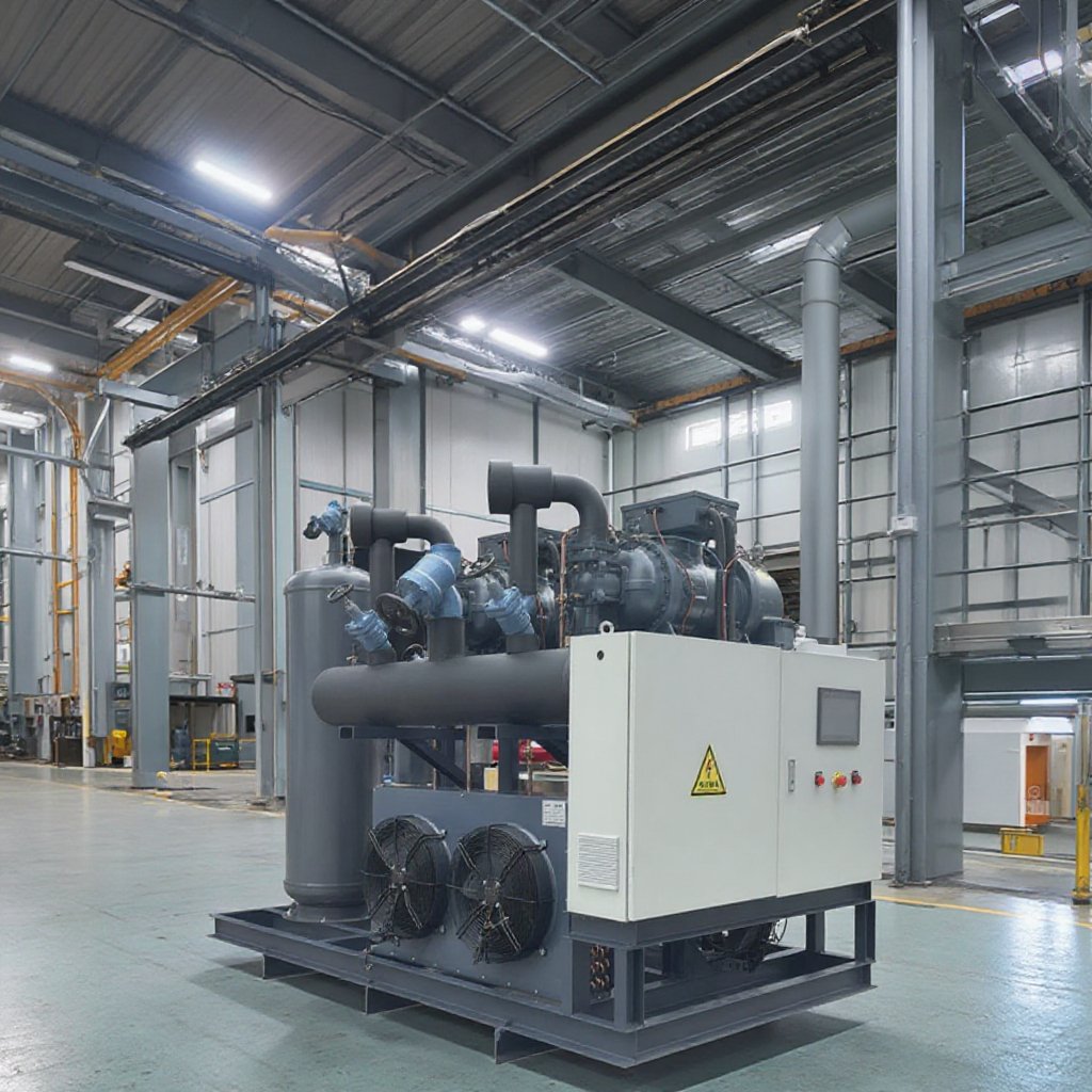 Taiwan Hanbell/SHANGHAI RC2 Series Air Compressor R22 R134a Energy Saving Industrial Compressor RC2-100B Featuring R410a