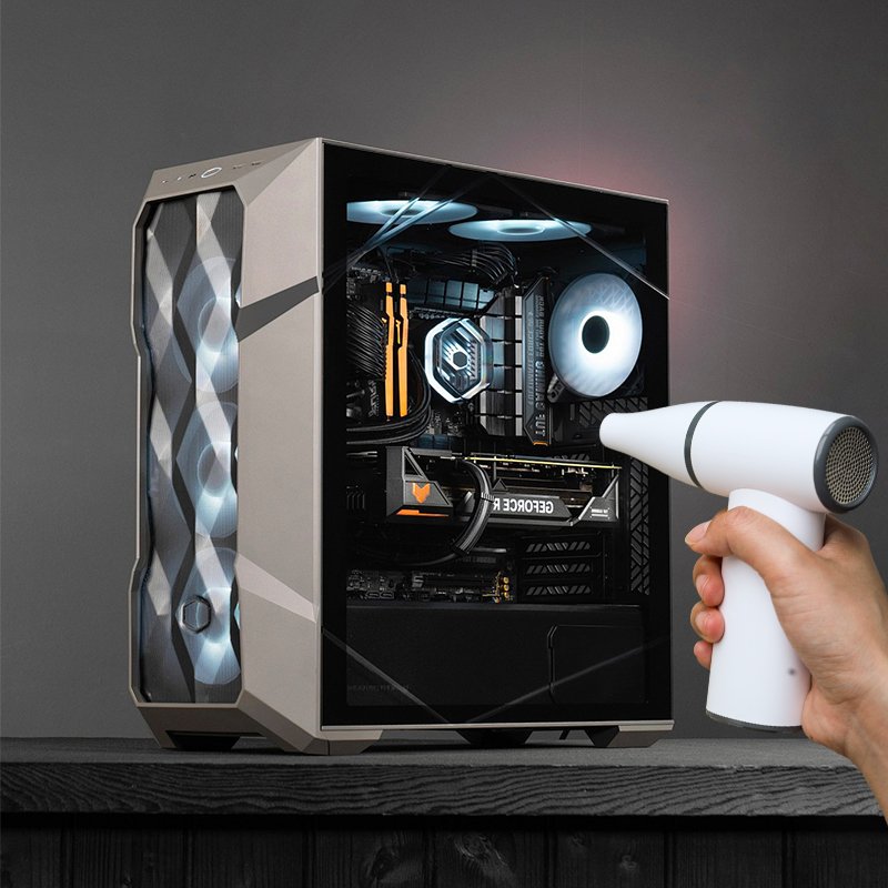 100000rpm Mini Powerful Compressed Turbo Jet Air Duster High Quality Hair Dryer Air Blower High Speed Air Cooling Fan