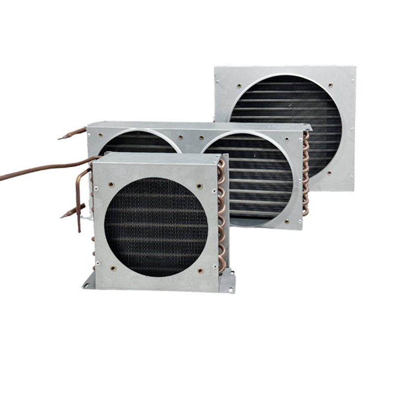 Longhey Refrigeration Components Super Quality Double Air Duct Copper Condenser Coil for Restaurant Food Shop