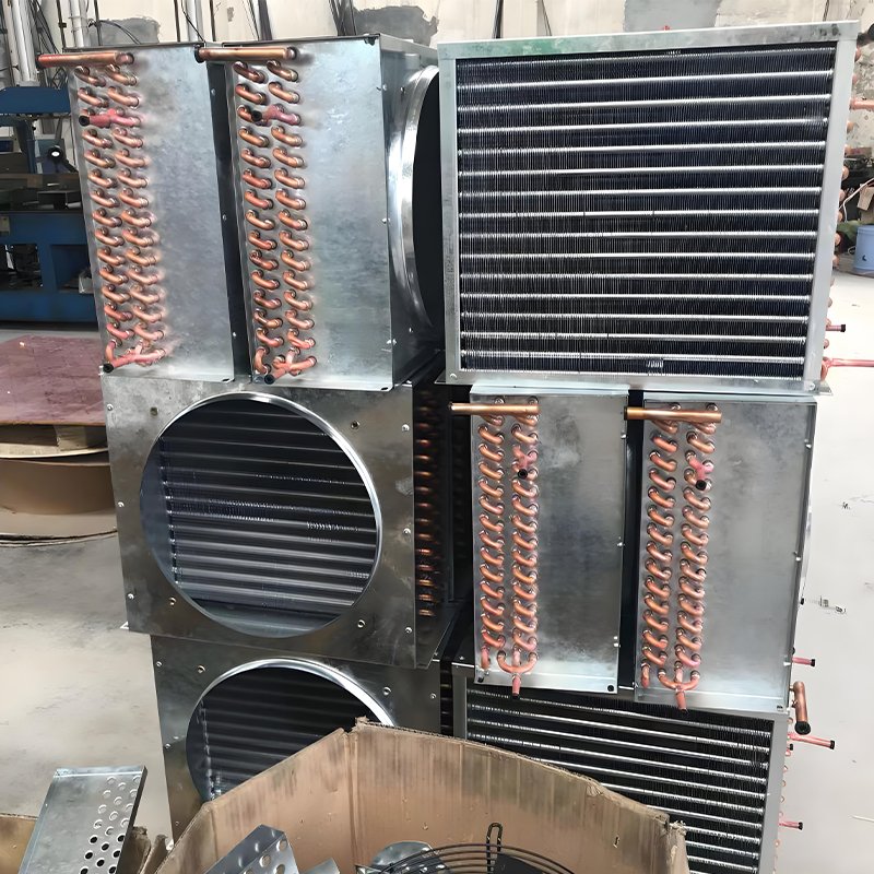 Longhey Refrigeration Components Super Quality Double Air Duct Copper Condenser Coil for Restaurant Food Shop