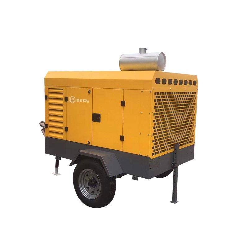 41 88 110 140KW 8 10 12 18 bar Diesel Engine Screw Compressors Portable air Compressors for Construction Work Mine Drilling Rig